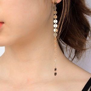 ⭐️ Coin and rhinestone dangle earrings ⭐️